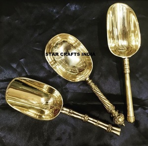 Multi Size of Salad bar Serving <b>Spoon</b> Set Stainless Steel <b>Soup</b> Rice Serving Premium High Quality Long Handle Modern Style - Product Image 4