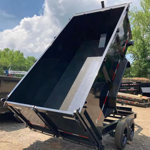 Remorque agricole de qualité supérieure à 4 roues de 8 tonnes basculant 8 tonnes 2023 remorque à benne basculante bon marché - Product Image 1