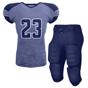 Maillot de football américain personnalisé pour adulte, 100 % polyester, coupe ajustée, haute qualité, sublimation, broderie, manches courtes, Star Works - Product Image 1