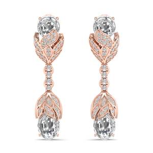 REYES Dainty Boucles d'oreilles pendantes en argent sterling 925 Boucles d'oreilles pendantes en or massif 10K 14K 18K Bijoux fins pour femmes - Product Image 5