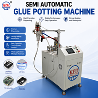 Máquina Dispensadora Manual Semiautomática de Resina Epoxi de Silicona Adhesiva de Dos Componentes AB para Producción Industrial en Pequeños Lotes