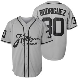 Offre Spéciale personnalisé sérigraphie 100% Polyester Raglan Baseball Shirt/bouton vers le bas personnalisé Baseball Jersey - Product Image 2