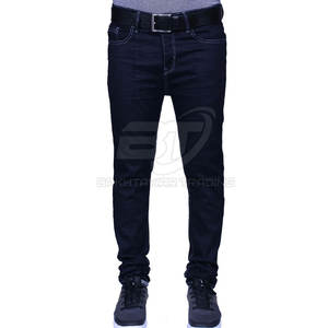 กางเกงยีนส์สีพื้นสำหรับผู้ชายกางเกงซักได้สำหรับกลางแจ้งสไตล์ใหม่ - Product Image 1