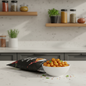 Makhana Tailandesa Asada con Chile Dulce, Baja en Grasa, Sin Gluten, en Bolsa con Nitrógeno, 50g - Product Image 3