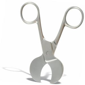 Tijeras de cordón umbilical de acero inoxidable de 5,5 pulgadas de alta calidad, tijeras quirúrgicas manuales para uso obstétrico y ginecológico - Product Image 1