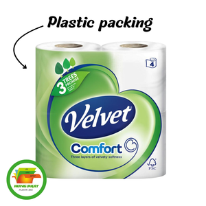 Envoltura de plástico PE duradera para papel higiénico | Impresión personalizada | Long An Factory - Product Image 6