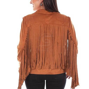 Nueva Llegada, Chaqueta de Cuero Personalizada para Mujer, Chaqueta de Moda Transpirable, Chaquetas Occidentales para Mujer a Bajo Precio - Product Image 2