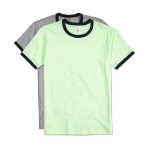 La camiseta Ringer más vendida para hombre Diseña tu propio estilo Camiseta de talla grande para hombre Camisetas Ringer al por mayor de moda para hombre - Product Image 6