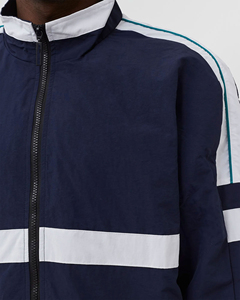 Chándal de bloque de color ligero de nailon 100% hecho a medida para hombre, chaqueta con cremallera impermeable y resistente al viento, conjunto de Jogger para hombre - Product Image 4