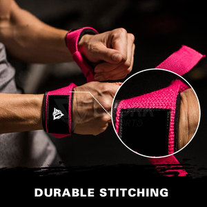 Sangles de musculation haute résistance avec rembourrage confortable pour les poignets, pour une utilisation quotidienne en salle de sport, sangles de levage à adhérence avancée - Product Image 5