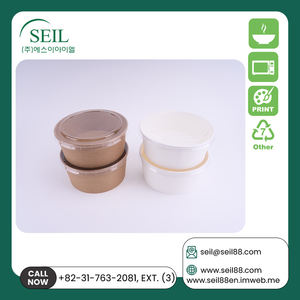 Recubrimiento a prueba de grasa de alta calidad, fideos, ensaladas, sopas, servicio y envasado de alimentos, recipientes de papel para alimentos de 1300ML, tazón () - Product Image 6