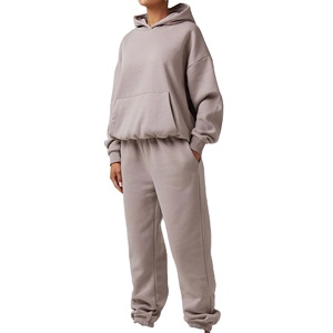 2025 nuevo conjunto de pantalones de chándal apilados para mujer personalizado y conjunto de Sudadera con capucha conjunto de chándal para mujer conjunto de 2 piezas para mujer de alta calidad - Product Image 2