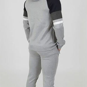 2025 algodón poliéster ropa deportiva chándal venta al por mayor chándal de diseño personalizado para hombres Sudadera con capucha de gran tamaño y pantalones holgados chándal - Product Image 5