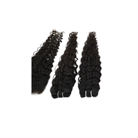 Extensions de cheveux humains indiens Remy en vrac, ondulés naturels, trame simple, non traités, 8-32 pouces, pour femmes