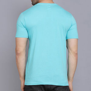 Logotipo personalizado Precio al por mayor Camiseta de alta calidad para hombre Camiseta transpirable para hombre Camisetas de color sólido para hombre para adultos al por mayor - Product Image 5