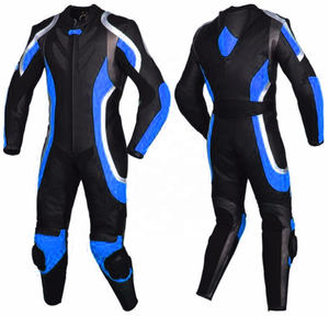 Vêtements de sport coupe-vent en cuir véritable fabriqué en usine combinaison de course à vendre dernière conception combinaison de moto pour hommes équitation - Product Image 5