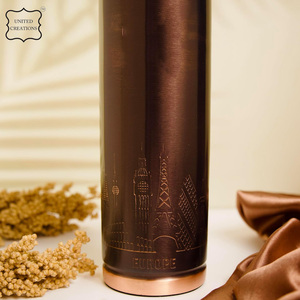 Wholesale 100% Pure <b>Copper</b> <b>Water</b> <b>Bottle</b> with High Quality Drinking Customized design - Product Image 5