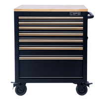 Armoire de rangement d'outils CSPS 76 cm en gros, ensemble de chariot à 07 tiroirs avec roues, en acier thermolaqué, pour mécanicien, garage, atelier, OEM, 680 kg