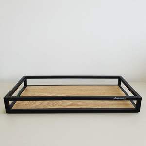 Plateau en bois de grande taille au design fabuleux plateau en bois de la plus haute qualité avec poignées pour accessoires de cuisine au meilleur prix - Product Image 3