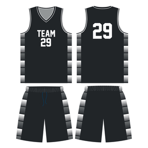 Vente en gros de haute qualité 100% polyester uniforme de basket-ball léger respirant et imprimé grande taille pour les sports de plein air - Product Image 1