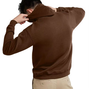 Sudadera con Capucha de Manga Larga 100% Algodón para Hombre, Pantalones Deportivos, Bordado 3D, Tinte Liso, Lavado a la Piedra, Colección de Invierno, Personalizable, Alta Calidad - Product Image 2