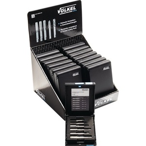 VLKEL 6-Piece HSS-G <b>Thread</b> Cutting <b>Tool</b> Set M6-M10/G1/4-G1/8 Tap & Die for Metal - Product Image 5