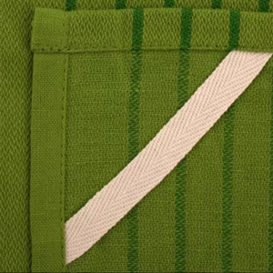 ผ้าเช็ดครัวผ้าฝ้าย 100% สีเขียว เป็นมิตรกับสิ่งแวดล้อม ซับน้ำเร็ว แห้งไว แพ็ค 12 ผืน สำหรับใช้ในบ้าน โรงแรม ร้านอาหาร ซัลซ่า และกอล์ฟ - Product Image 1