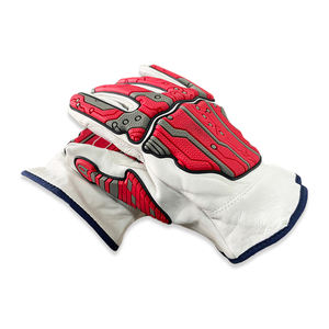 ถุงมือลดแรงกระแทกเพื่อความปลอดภัยจากน้ำมันและก๊าซตัดได้5แบบตามต้องการ - Product Image 1