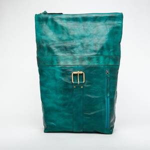 Rolltop Leather <b>Backpack</b> Vintage Travel Rucksack Personalised LRTB-0041E - Product Image 4