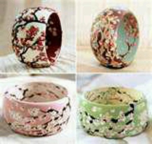 Joyería fina de moda Pulseras y brazaletes finos Cadena fina y pulseras de eslabones Resina acrílica Flor Brazalete Pulsera Joyería para - Product Image 4