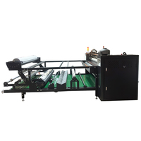 1.8m tambour d'huile rouleau à rouleau presse à chaud machine de transfert pour textile chauffage écran tactile