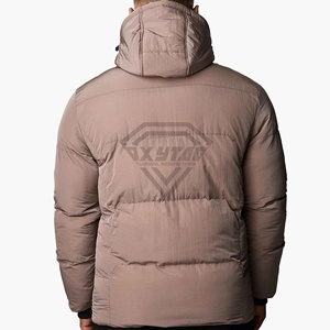 Chaquetas de Invierno Acolchadas para Hombre, Estilo Urbano, Chaqueta Impermeable con Plumón, Chaqueta Abrigada, Chaqueta de Burbujas Brillante, Personalizable - Product Image 2