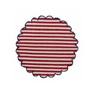 พรมขนสัตว์ทอมือลายทางอัลฮัมบรา ไอวอรี่ แฟลตวีฟส์ ลายคิลิม สำหรับบ้าน ห้องโถง ห้องนั่งเล่น หรือห้องนอน-รุ่น ADWL-13197 - Product Image 1