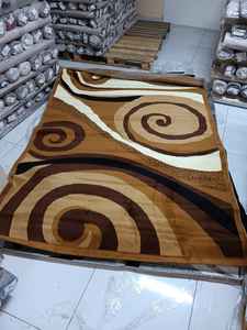 Tapis Adiva en polypropylène tissé jacquard, fabrication machine, style moderne, tapis turc de haute qualité, résistant aux taches, à poils longs - Product Image 4