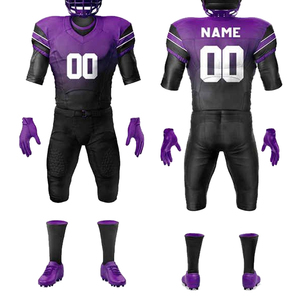 Conjunto de pantalones de Jersey de fútbol americano reversible por sublimación personalizada de alta calidad, estampado corto de alta visibilidad más vendido - Product Image 6