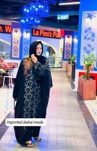 ชุดคาฟตันอาบายาสำหรับสตรีมุสลิมแบบดั้งเดิมหรูหราพร้อมเครื่องประดับสไตล์ดูไบ - Product Image 2