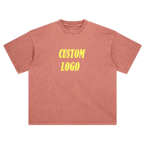 Camiseta de Cuello Redondo de Manga Corta para Hombre con Logotipo Personalizado, Corte Regular, 100% Algodón Jersey, Diseño Casual con Letras Estampadas en la Parte Delantera - Product Image 1