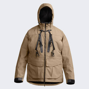 Veste de chasse d'hiver pour homme personnalisée, fiable, légère, imperméable, coupe-vent, en softshell, imprimé camouflage, pantalon imprimé HD - Product Image 1