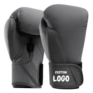 Nouvelle édition de vêtements de sport, gants de boxe en cuir haut de gamme, logo personnalisé, poignées confortables, mitaines de combat unisexes - Product Image 6