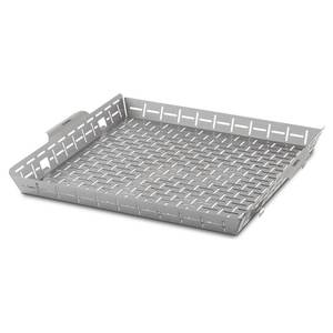 Panier de rôtissage BBQ en acier inoxydable CRAFTED GOURMET 7683, accessoire premium pour grillades en plein air - Product Image 1