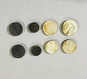 Botón de cuerno de Búfalo Blanco de alta calidad, botones decorativos de cuerno de vaca africana, botones en blanco, industria directa, artesanía mundial - Product Image 6