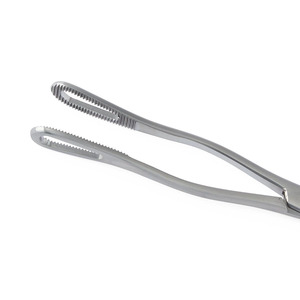 Forceps de maintien du col de l'utérus De Lee, droits, dentelés, qualité médicale allemande, forceps en acier inoxydable, instruments chirurgicaux gynécologiques - Product Image 5
