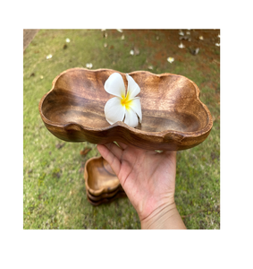 Bougie en bois bol à pâte romantique et table à dîner décorer bol à pâte à bougie en bois d'acacia à un prix abordable - Product Image 3