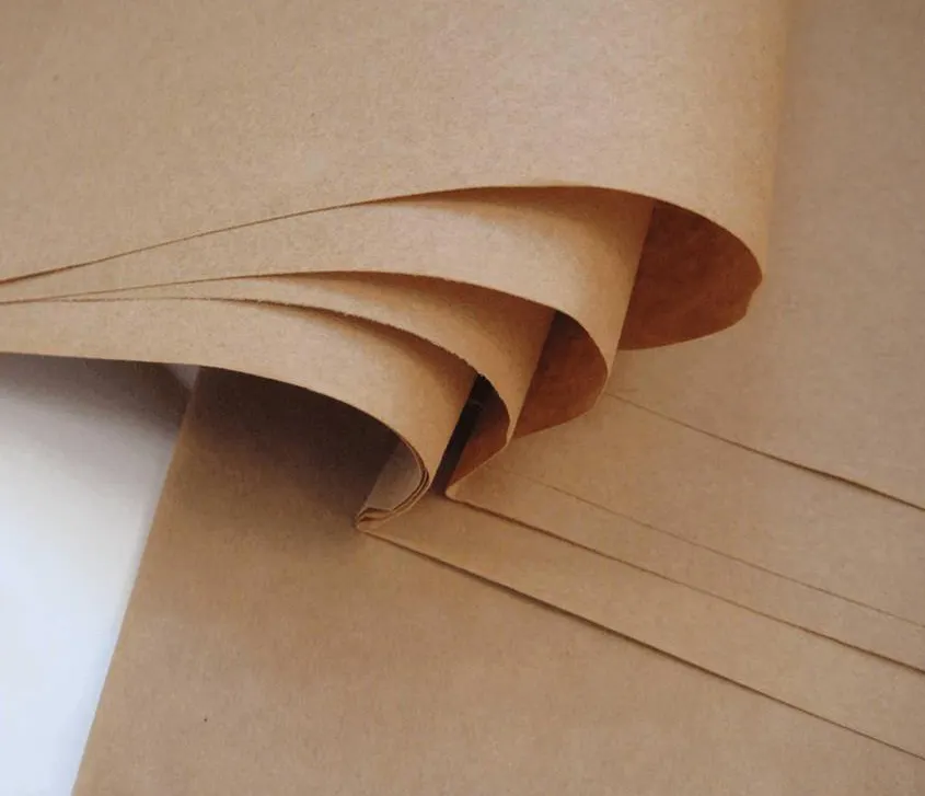 Fabrika Kraft kağıt rulo için özel yapılmış genişlik özel haddeleme kağıtları