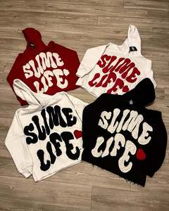 เสื้อมีฮู้ดและกางเกงวอร์มสำหรับผู้ชายโอเวอร์ไซส์ผ้าคอตตอนผ้าฟลีซ - Product Image 5