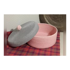 Bol en jute moderne de qualité supérieure fait à la main avec une technique polie élégante corde naturelle élevée pour la décoration de table d'hôtel à la maison en gros pas cher - Product Image 2