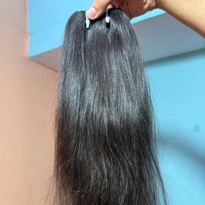 ผมมนุษย์บริสุทธิ์เรมี่ชาวอินเดีย1กก. ผมต่อแนวลูกคลื่นยาว2ชั้น - Product Image 1