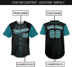 Haute qualité femmes sport équipe porter Sublimation bouton personnalisé haut rose Baseball Jersey 2025 - Product Image 5