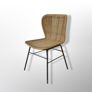 Factory Direct Modern Design Rattan Chair with Metal Frame for Home Villa Dining Hotel & Living Room <b>Furniture</b> - Product Image 1