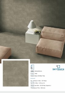 INDIAN MANUFACTURER 600x600MM BULK SELLING ACID RESISTANT GOOD QUALITY <b>CERAMIC</b> DIGITAL GLAZE FLOOR TILE - Product Image 4